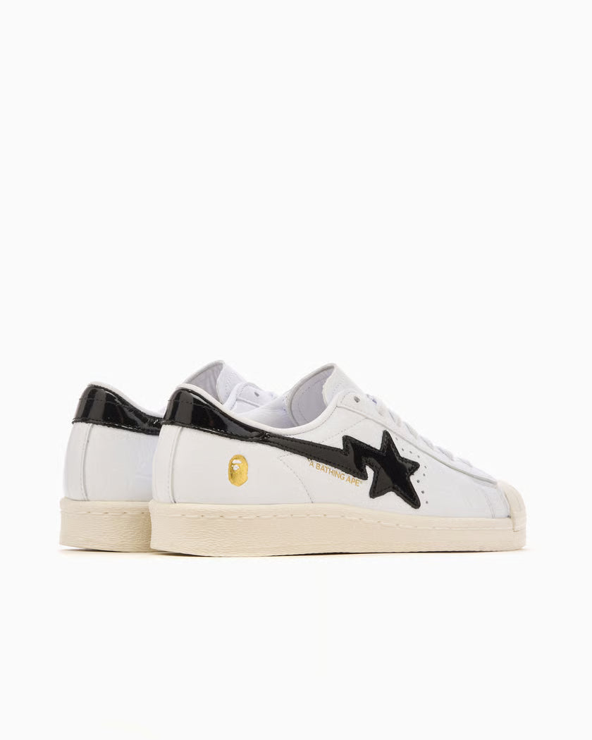 Superstar Vintage Bape White Black