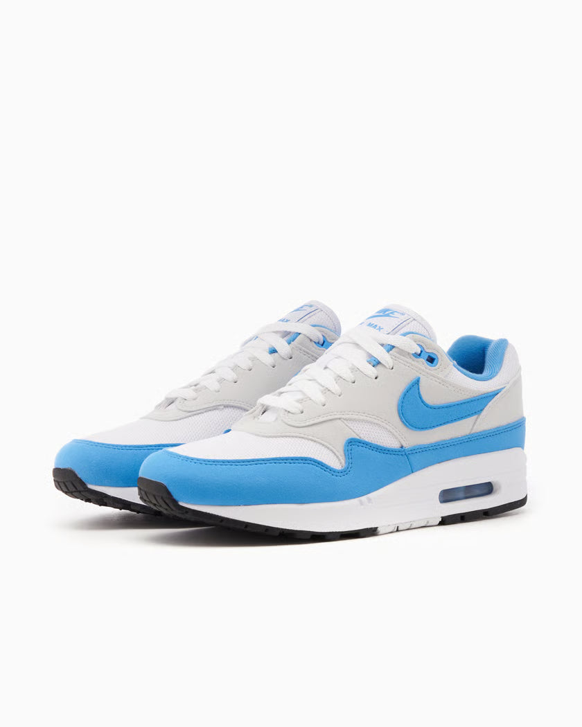 Air Max 1 White University Blue